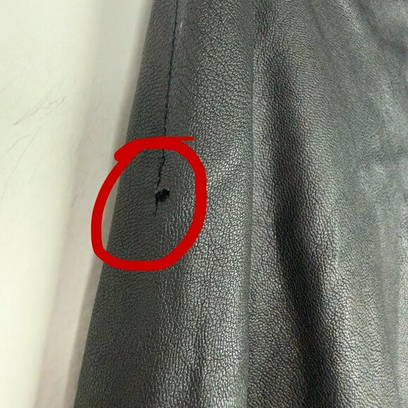 Commando Pull On Skinny Faux Leather Leggings Black Size Large L - Picture 10 of 12